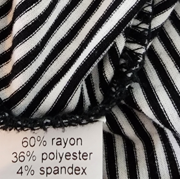 [1X] Nyah Black & White Stripe Tank Dress - Picture 9 of 10